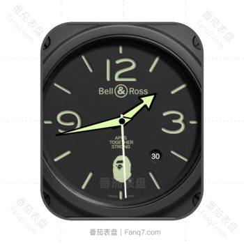 柏莱士 Bell & Ross圆盘黑色表盘.clock