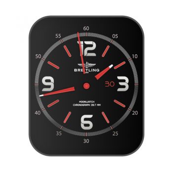 BERITLING百年灵黑色时钟圈简约表盘.clock