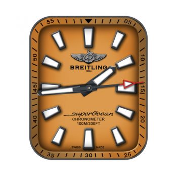 BERITLING百年灵橙色高级表盘.clock