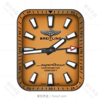 BERITLING百年灵橙色高级表盘.clock