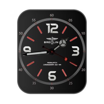 BERITLING百年灵黑色时钟圈简约表盘.clock