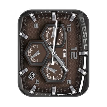 DIESEL 迪赛DZ4184棕色炫酷表盘.clock