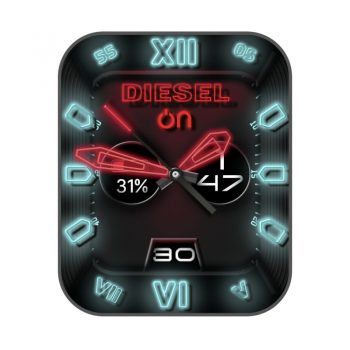 DIESEL迪赛炫酷荧光表盘.clock