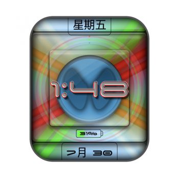 Disco Rave Party-迪斯科狂欢派对霓虹动态表盘.clock