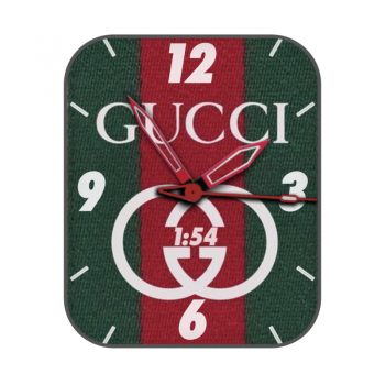 GUCCI古驰高级红绿简约绒布表盘.clock