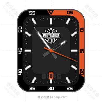 哈雷HarleyMotorsport(tiger)炫酷黑橙表盘.colck
