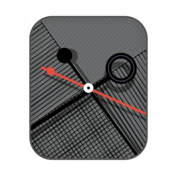 Hatch watch 极简黑色表盘.clock