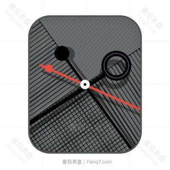 Hatch watch 极简黑色表盘.clock