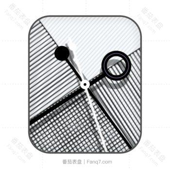Hatch watch 极简黑白灰方格表盘.clock