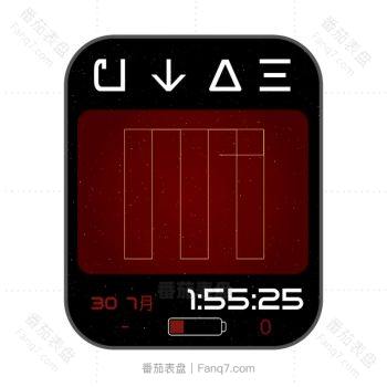 Here_they_come!-星球大战 – 千年隼瞄准计算机动态表盘.clock