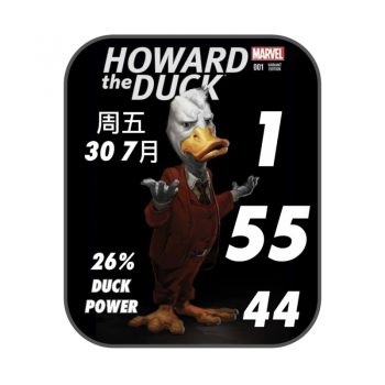 Howard the duck_pk-霍华德鸭黑色表盘.clock