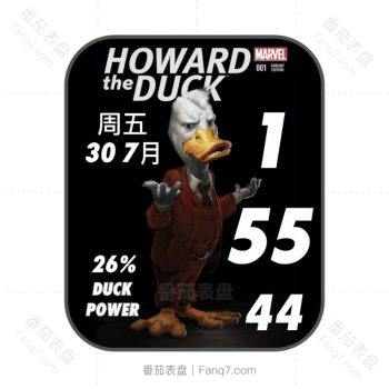 Howard the duck_pk-霍华德鸭黑色表盘.clock