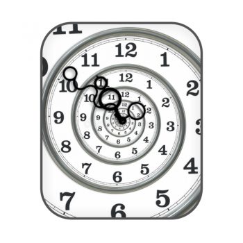 简约白色玄圈表盘.clock