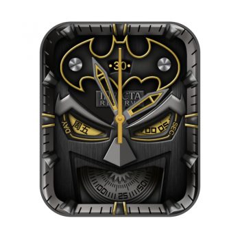 漫威系列INVICTA BATMAN 2-蝙蝠侠——Invicta英氟他炫酷黑色机械表盘.clock