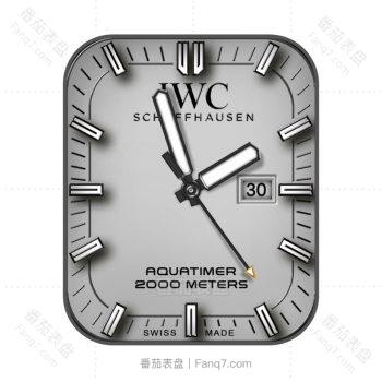 万国IWC AQUATIMER珍珠灰高级表盘.clock