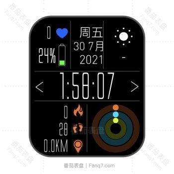 Kody sooon黑色系统iphone表盘.clock