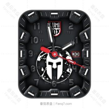 LUMINOX SPARTAN RACE 3501鲁美诺斯炫酷钢盔黑色机械表盘.clock