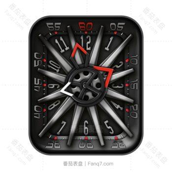 MAZZUCATO魔舵黑色炫酷机械表盘.clock