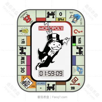 Monopoly_by Shimabuku 2-垄断卡通搞怪表盘.clock