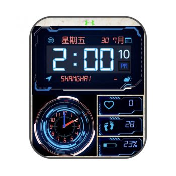 None 12炫酷荧光文字表盘.clock