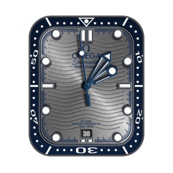 欧米茄OMEGA海马210蓝银表盘.clock