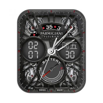 Parmigiani fleurier 2帕玛强尼炫酷黑机械表盘.clock