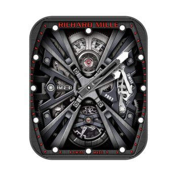 理查德米尔RICHARD MILLE炫酷机械男士系列RM 12-01黑色表盘.clock