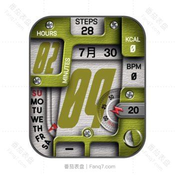 RLMade 44简约炫酷风黄白表盘.clock