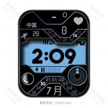 RLMade 44简约复古风蓝黑表盘.clock