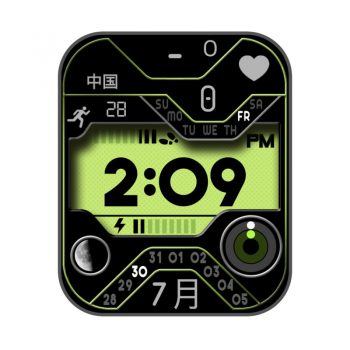 RLMade 44简约复古风黑绿表盘.clock