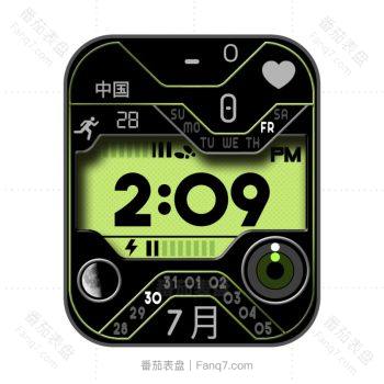 RLMade 44简约复古风黑绿表盘.clock