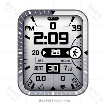 RLMade 44简约灰白机械表盘.clock