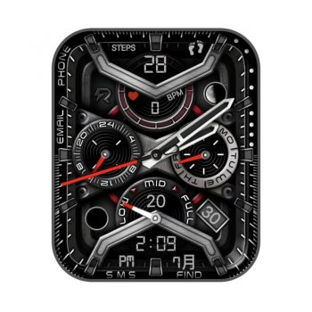 RLMade 44简约系统黑表盘.clock