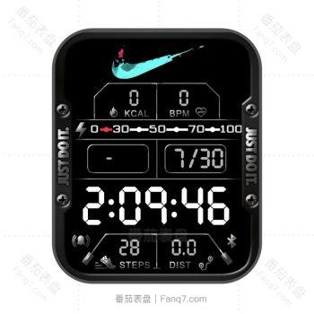 RLMade 52Nike黑色简约表盘.clock