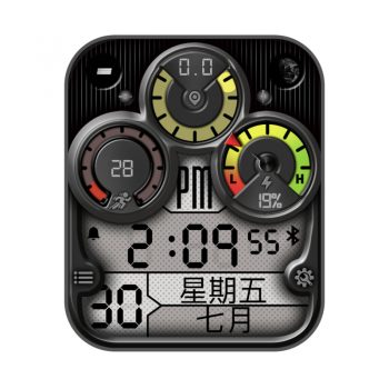RLMade 44简约复古风黑绿表盘.clock