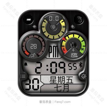 RLMade 44简约复古风黑绿表盘.clock