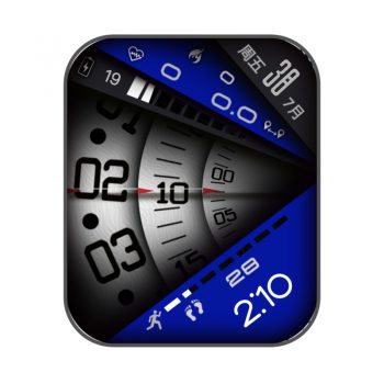 RLMade 55简约复古风黑蓝表盘.clock