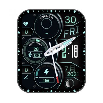 RLMade 57简约复古风黑蓝表盘.clock