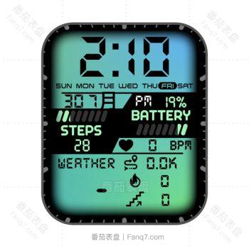 RLMade 55简约复古风黑渐变绿表盘.clock