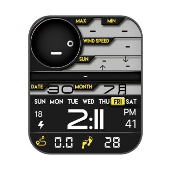 RLMade 65黑白简约表盘.clock