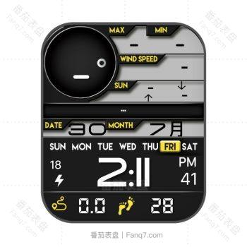 RLMade 65黑白简约表盘.clock