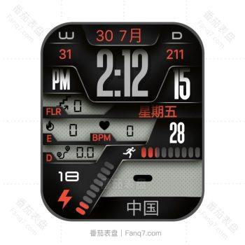 RLMade 67 炫酷红黑机械表盘.clock