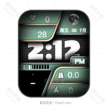 RLMade 69 炫酷黑绿机械表盘.clock