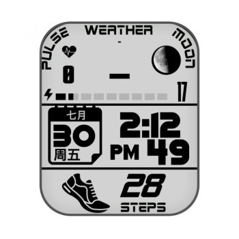 RLMade 70 炫酷简约黑白表盘.clock