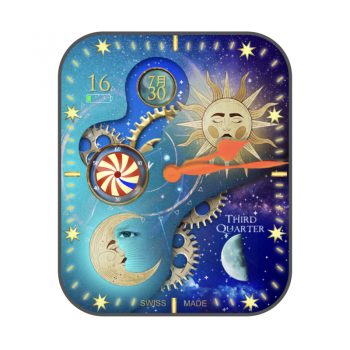 SolyLuna日月星辰蓝色表盘.clock