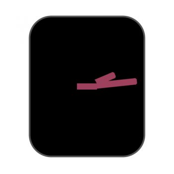 Sometimes magenta简约黑色表盘.clock