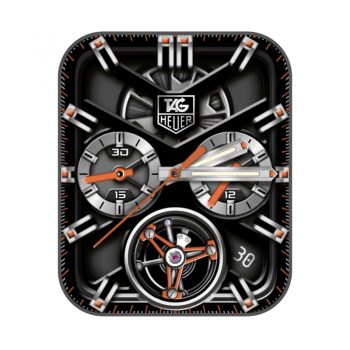 CALIBER HEUER 系列泰格豪雅手表TAG HEUER黑色荧光表盘.clock