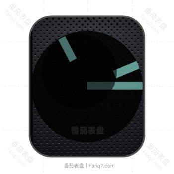 Tangency 黑色个性极简表盘.clock