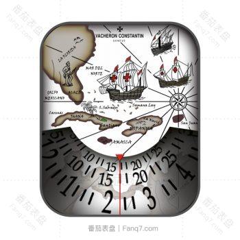 江诗丹顿(Vacheron Constantin)航海地图表盘.clock
