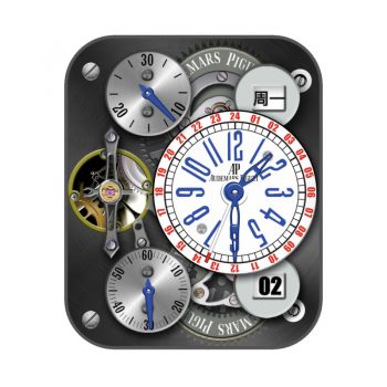 爱彼Audemars Piguet炫酷银灰黑机械动态表盘.clock